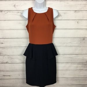 Tinley Road Peplum Color-Block Dress XS